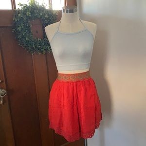 Free people embroidered soft short